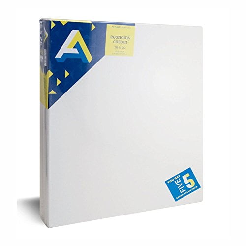 16X20 Bulk Discount 5//8/" Econo White 5 Pack Economy Stretched Canvas Panels